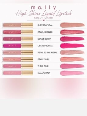 Mally Beauty-High Shine Liquid Lipstick 💄 (Pick 1)